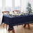 Sulayman Snowflake Laser Cut Tablecloth-2039537762