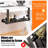 Metal Desk Cable Management Tray with Clamp