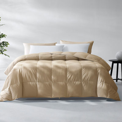 Pacific Coast Tencel Lyocell Lightweight Goose Feather & Down Fiber Comforter