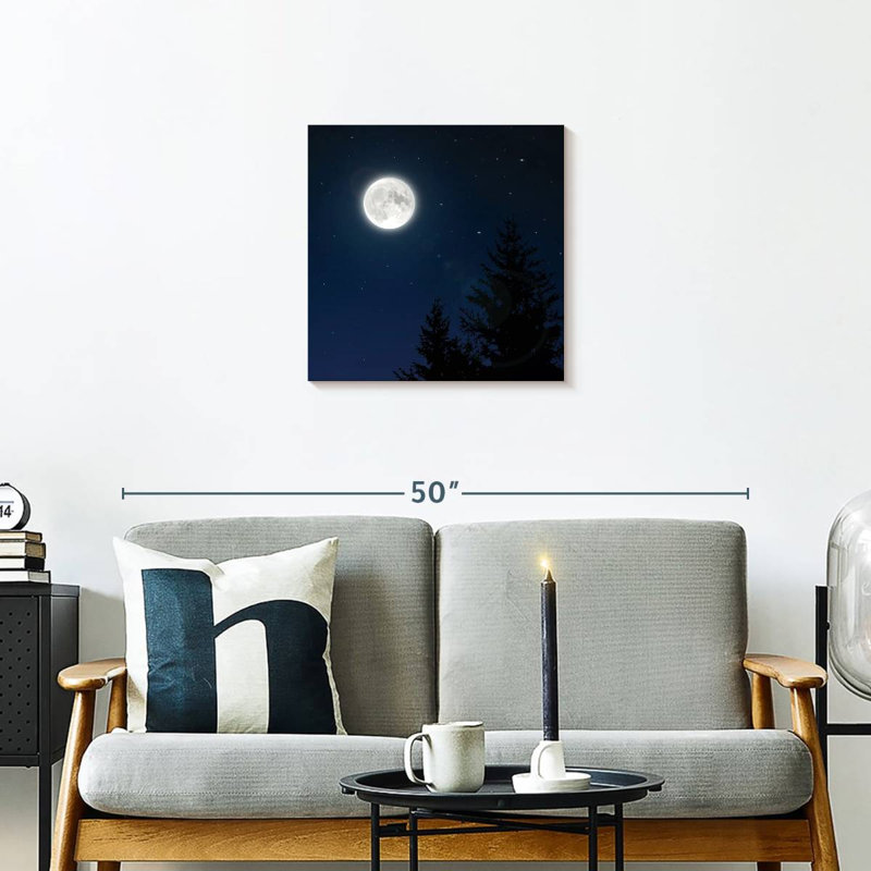 Oberle White Full Moon, 20" H x 20" W