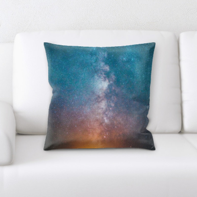 Housse et insert de coussin carré étoiles