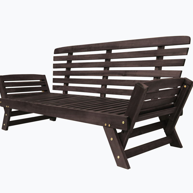 Lit de jour simple en bois massif