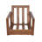 Donnie Acacia Outdoor Lounge Chair-1127662816