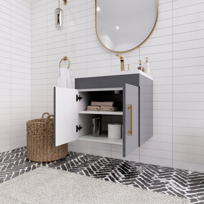 Ensemble de meuble-lavabo simple 24 po Tojuana