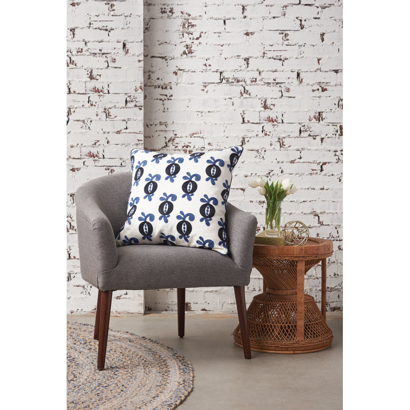 Cassie Embroidered Throw Pillow