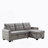 77 Inch Reversible Sectional Storage Sleeper Sofa Bed,L-Shape 2 Seat Sectional Chaise With Storage,Skin-Feeling Velvet Fabric, For Living Room Furniture-879674719