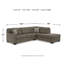 Mahoney 2-Piece Sectional With Chaise-137564503-137564496
