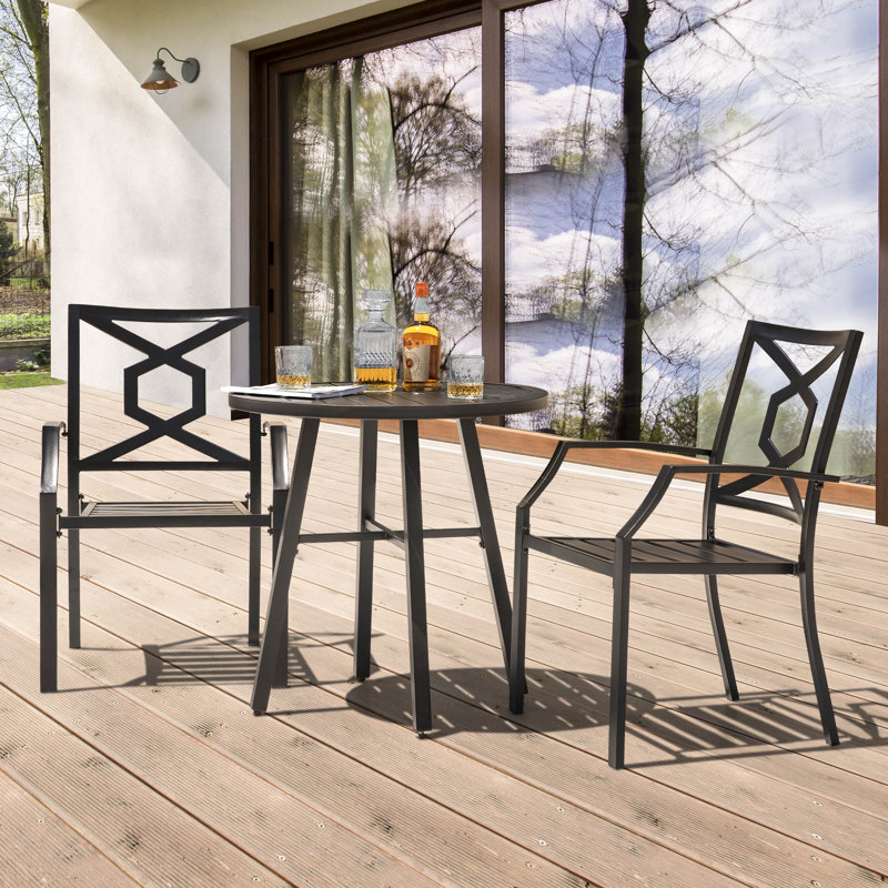 2 - Person Patio Dining Set with Round Table