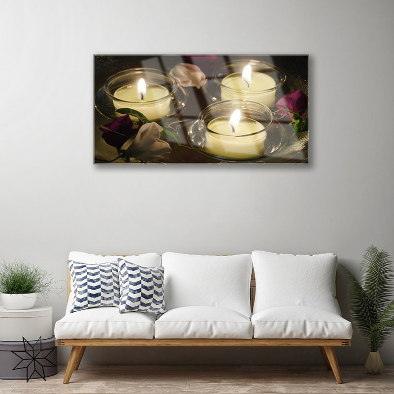 Art Candles - No Frame Print on Glass