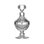 Lismore Perfume Tall Footed Bottle 4 fl oz