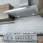 48" 1000 CFM Convertible Wall Mount Range Hood in Silver with Night light