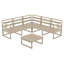 Ensemble de conversation modulaire avec coussins 2 pièces Lane-9139294-9139292