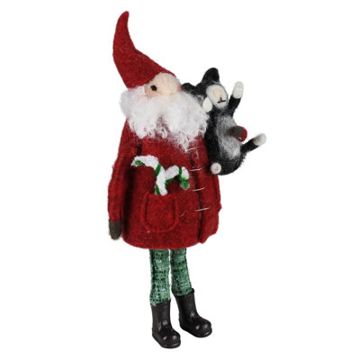 Père Noël avec chien