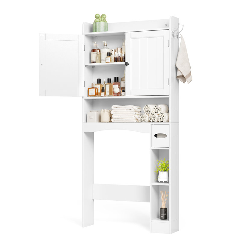 Rangement autoportant au-dessus de la toilette