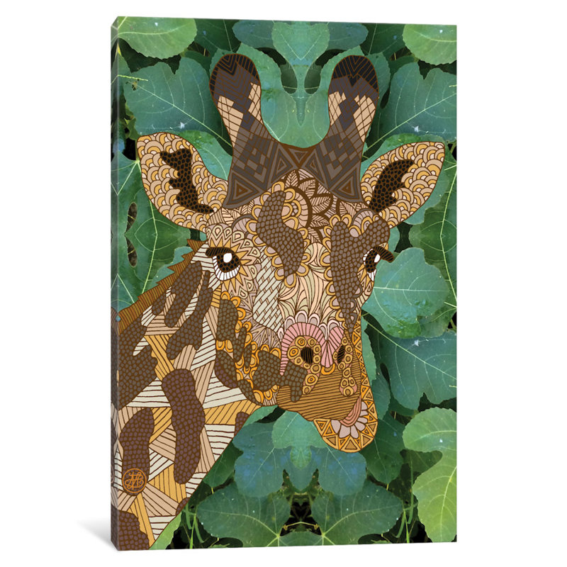 «In The Jungle», impression sur toile tendue, H 12 po x l 8 po x P 0,75 po
