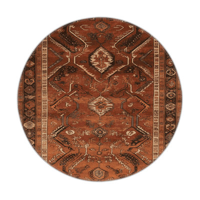 Tapis turc intérieur et extérieur brun