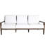 Savannah 86" Wide Outdoor Rectangle Sofa with Cushions