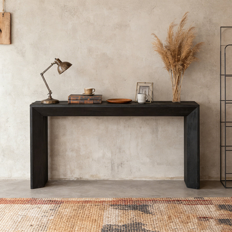 Elegant Console Table, Black
