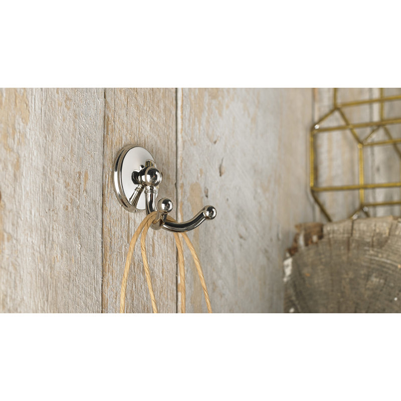 Crochet mural en métal transitionnel, Nickel