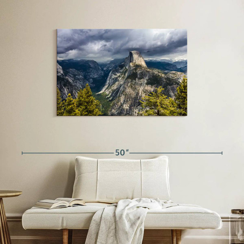 Alvord Storm Over Half Dome, 26" H x 39" W