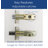 Brushed Nickel Handle With Lever And Deadbolt Reversible Entry Set