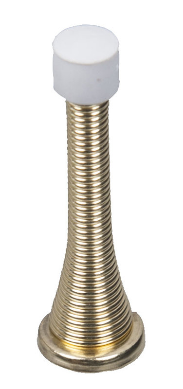 Kennard Steel Skirting Fixed Door Stop, Brass