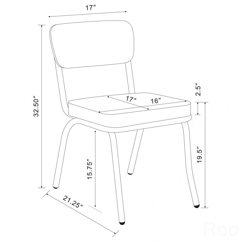 5-Piece Round Dining Set