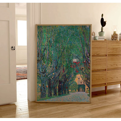 Avenue To Schloss Kammer by Gustav Klimt - No Frame Print