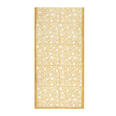 Durkee Rectangular Floral Cotton Table Runner