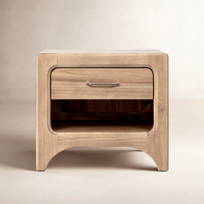 Narsi Acacia Nightstand