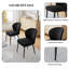 Chaise rembourrée en tissu de qualité supérieure avec pieds en acier au carbone de qualité supérieure-1835096880