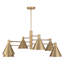 Moderne 6-Light Chandelier