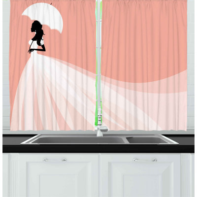 Pointed Kitchen Curtain