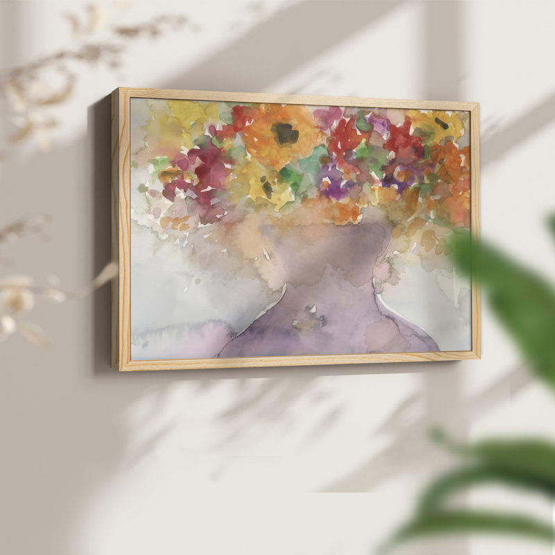 «Garden Flair I», reproduction encadrée, H 8 po x l 10 po, Naturel