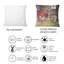 Carré, nouveau-né veaux simples à la ferme - Coussin décoratif imprimé maison de campagne-60157958