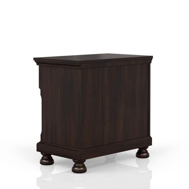 Nightstand 2 Drawer, Cherry