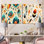 Thane - Abstract Botanicals Square Collage Set Of 2