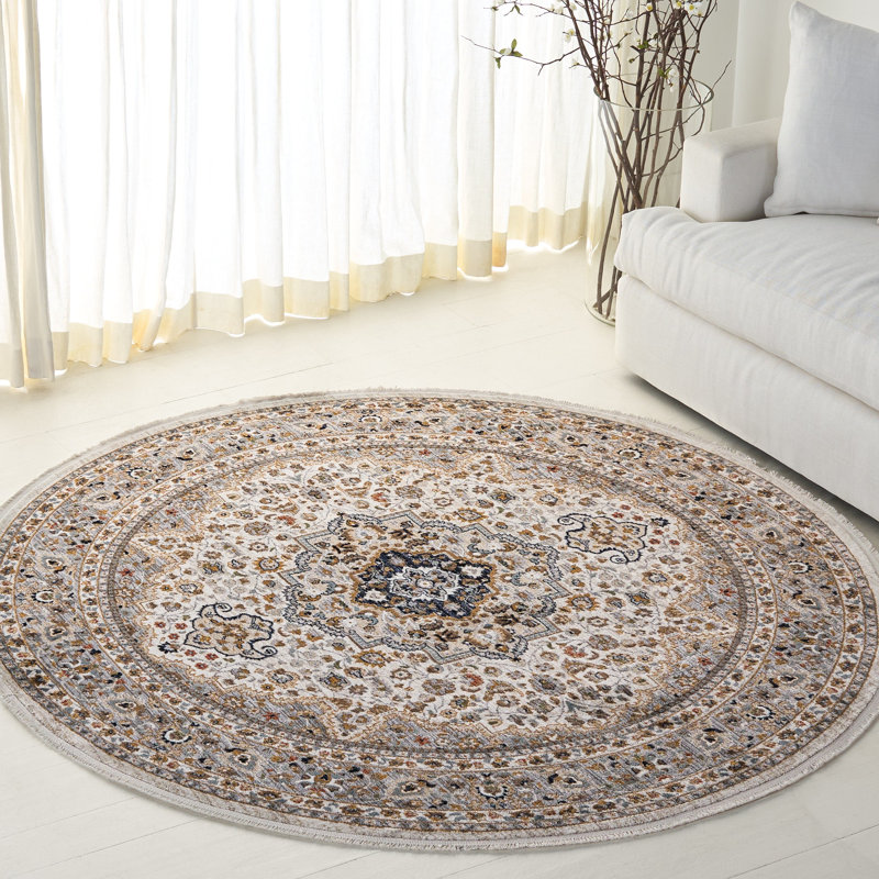 Lauren Ralph Lauren 1100 Performance Oriental Rug, Round 6'7"