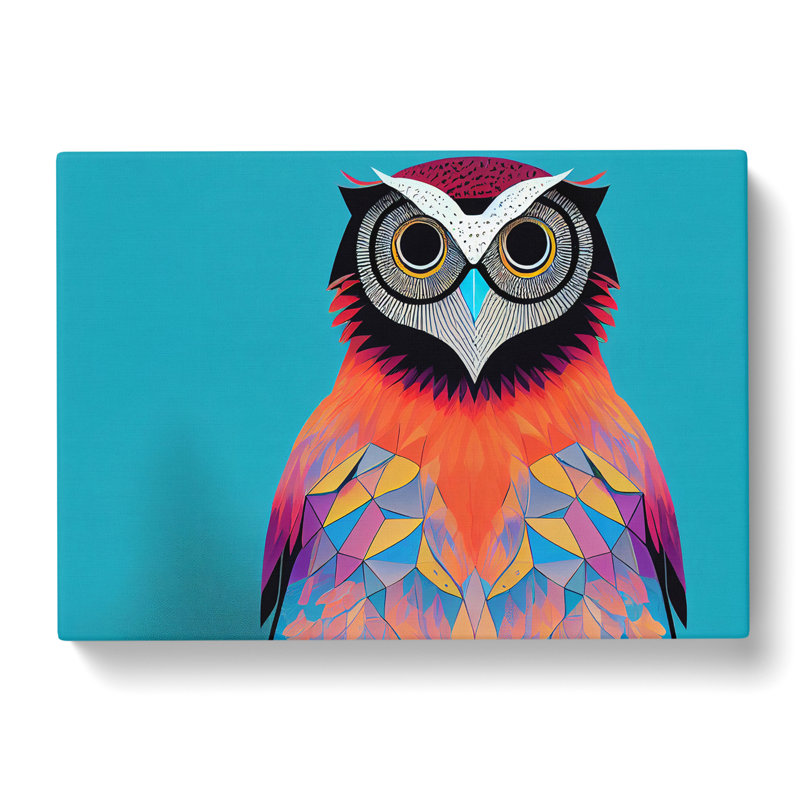 Supreme Owl - Wrapped Canvas, 40cm H x 60cm W x 3cm D