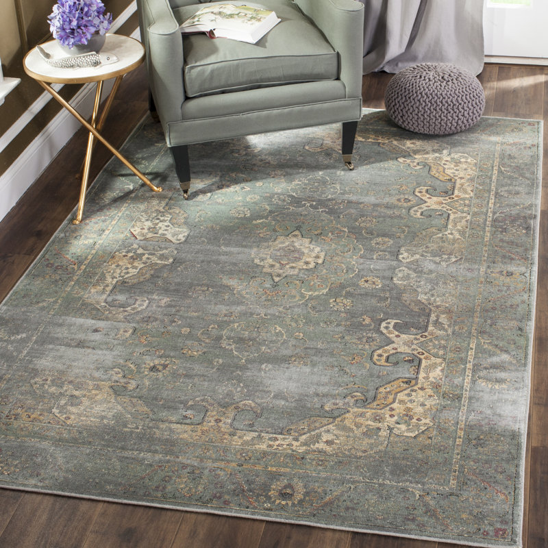 Tapis oriental Obrien, Rectangle 6 pi 7 po x 9 pi 2 po