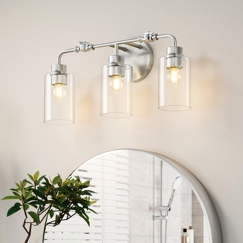 3-Light Vanity Light with Adjustable Pivot Joint