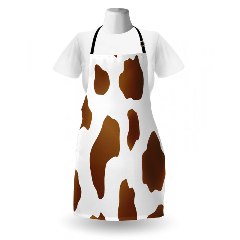 Tablier à imprimé de vache