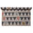 Boho Woven Jute and Cotton Rug with Triangle Pattern