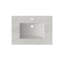Lavabo rectangulaire encastré en acrylique de 79 cm (31 po) avec trop-plein-137782171
