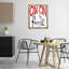  "Cin Cin Wine Glasses", art mural encadré par Melissa Wang-923604861-923604856