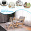 Chaise berçante inclinable avec repose-pieds Ahvianna-1173381245