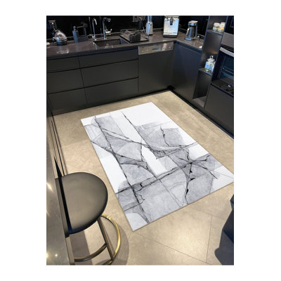 Tapis décoratif lavable Marble Rock