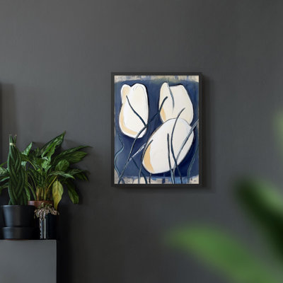 Série FLORAL DCCIX - Impression encadrée de qualité supérieure - Prêt à être accroché - Aucun clou requis