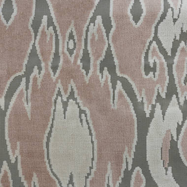 Top Fabric Francesca - Chenille Jacquard Ikat Pattern Upholstery Fabric by The Yard