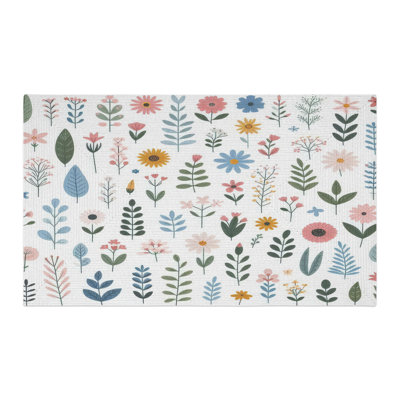 Tapis tressé Petal & Leaf Harmony